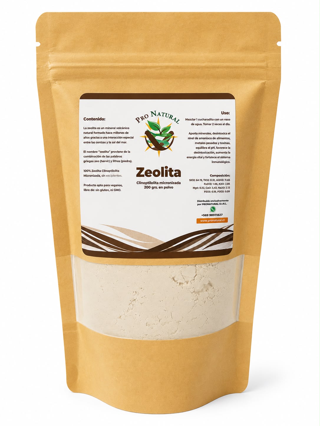 ZEOLITA DOYPACK 200 GMS